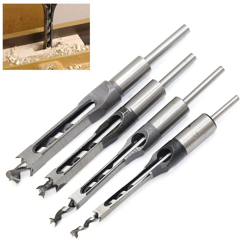 Woodworking Square Hole Drill Bit (Mortising Bit)